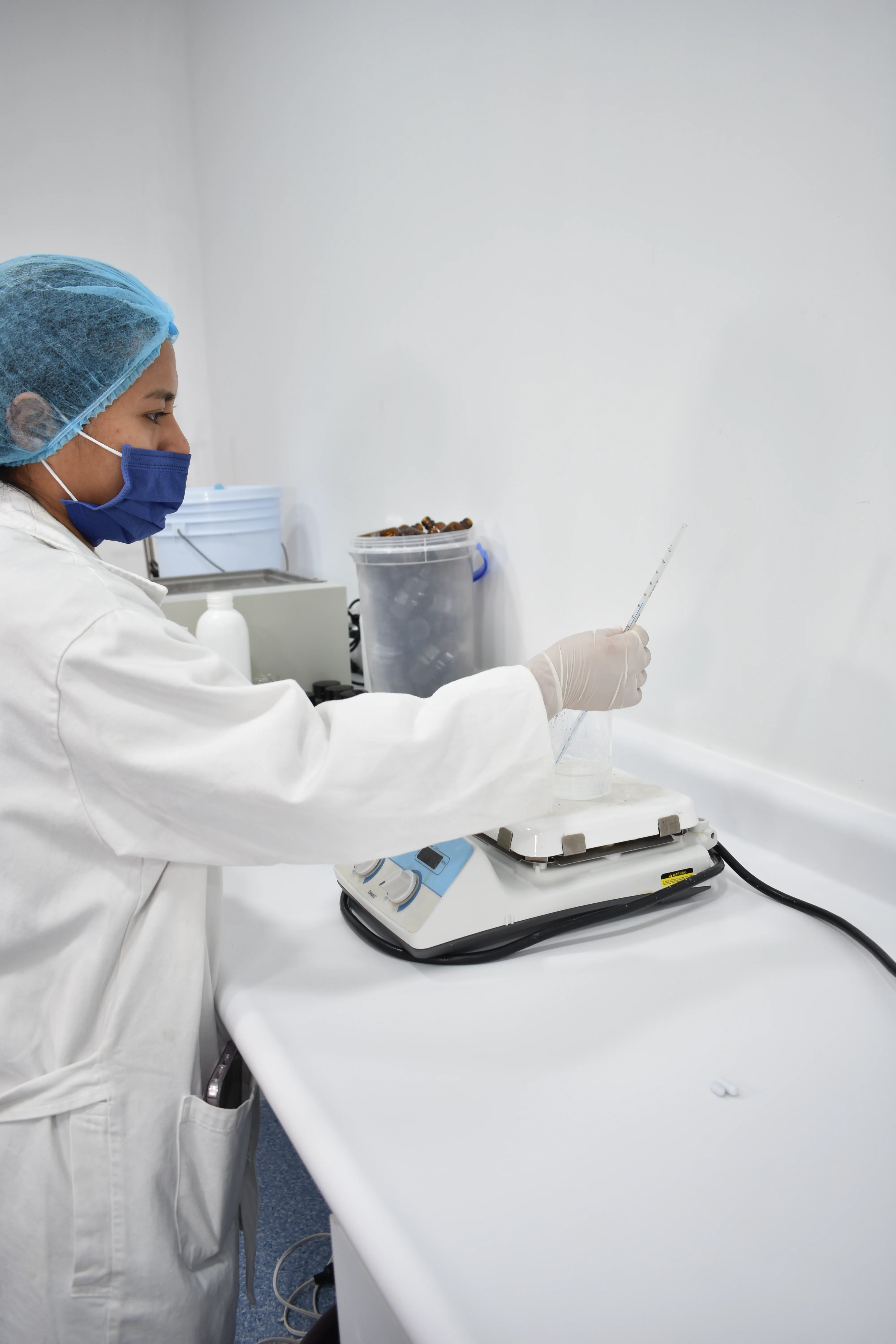 A random hero image showing laboratory and product development.